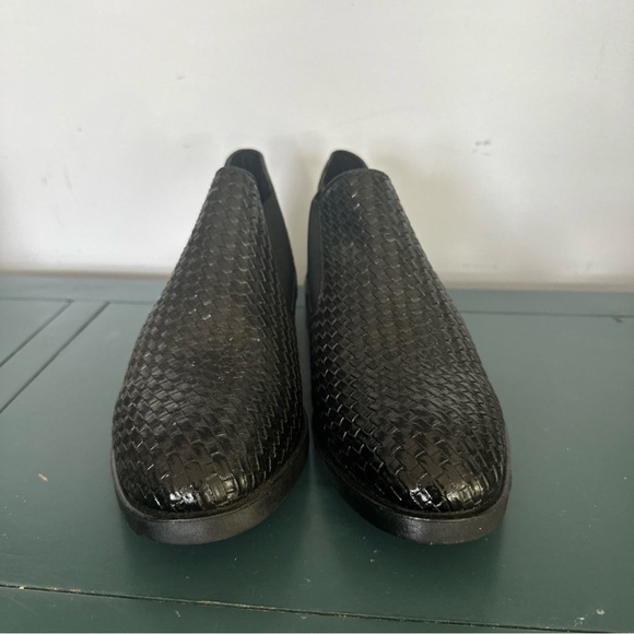 Black Woven Leather Men\'s Shoes main image 6